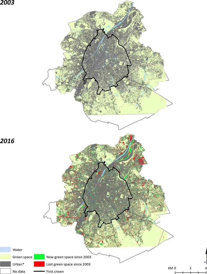 land use change in Brussels